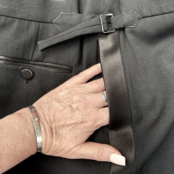 Auc TOM FORD Tuxedo high waist Trousers Pants - Picture 13 of 15